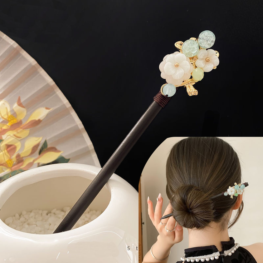 Hanbok Hair Pin - Fermaglio per capelli cinese in legno