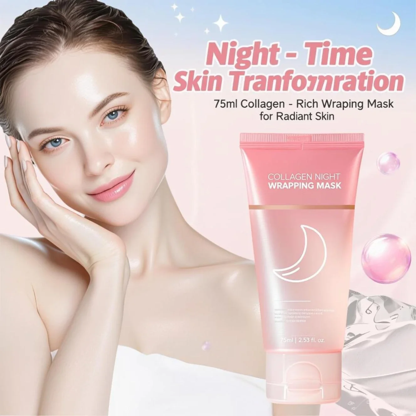 Sleeping Pack Overnight - Maschera Notturna al Collagene 75ml -