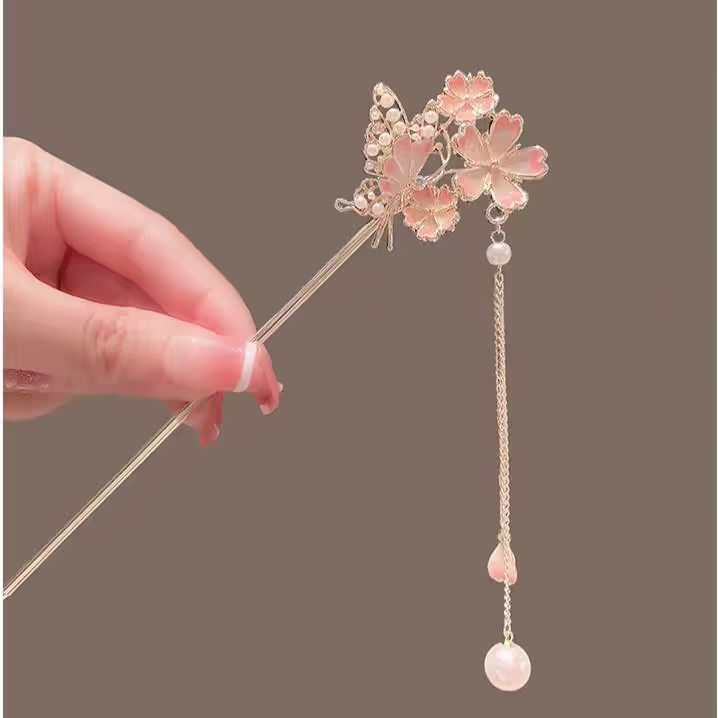 Hanbok Hair Pin - Fermaglio per capelli Sakura di alta
