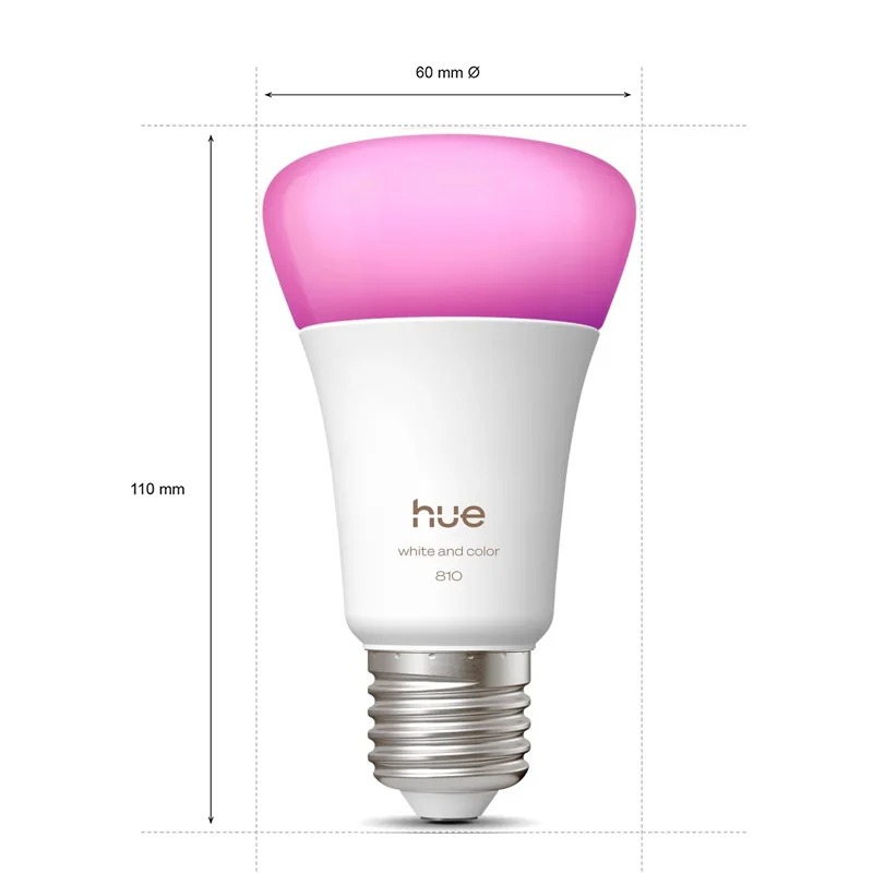 Philips Hue E27 A60 Lampadina  - Philips Bulb Hue recensione e prezzo
